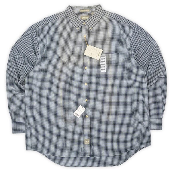 画像1: 90's KHAKI'S by ARROW ボタンダウンシャツ "BIG OXFORD / DEADSTOCK" (1)