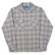 画像1: 70's Pendleton ウールシャツ "GRAY BASE / MADE IN USA" (1)