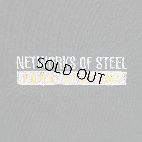 画像3: 90-00's FORE SYSTEMS ロゴ刺繍 スウェット “BLACK” (3)