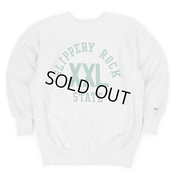 画像1: 90's Champion リバースウィーブ スウェット "MADE IN USA / SLIPPERY ROCK UNIVERSITY" (1)