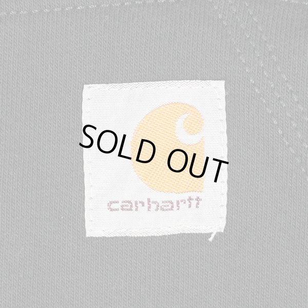 画像3: 00's Carhartt フルジップ スウェットパーカー "BLACK / RAIN DEFENDER" (3)