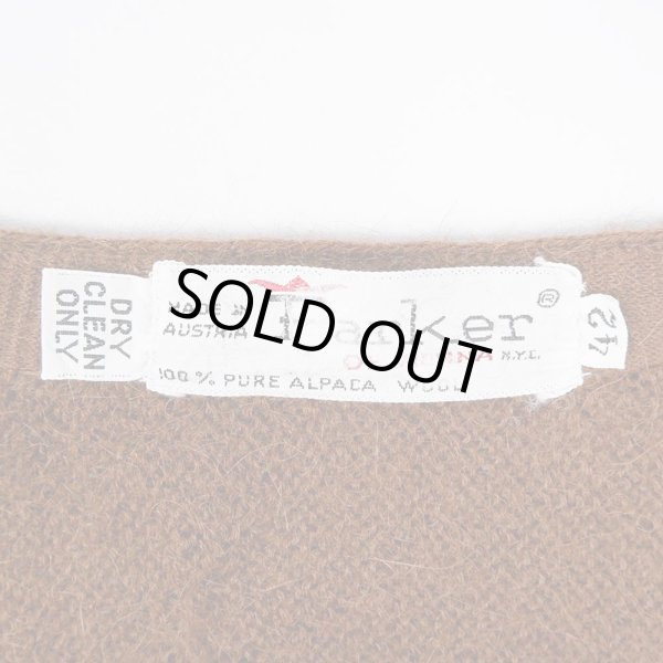 画像2: 60's Parker OF VIENNA アルパカ ニット カーディガン (2)