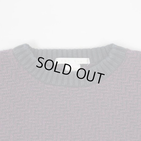 画像3: 90's PERRY ELLIS 総柄 コットンニット (3)