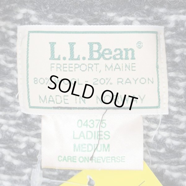 画像2: 80's L.L.Bean バーズアイ柄 ウールニット "MADE IN NORWAY / AS-IS" (2)