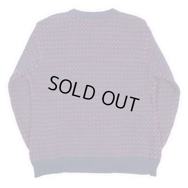 画像2: 90's Aran Crafts バーズアイ柄 ウールニット (2)