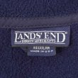 画像2: 90's LANDS’ END フリースベスト "MADE IN USA / NAVY" (2)