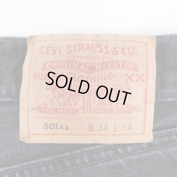 画像3: Early 00's Levi's 501 ブラックデニムパンツ “MADE IN USA” (3)