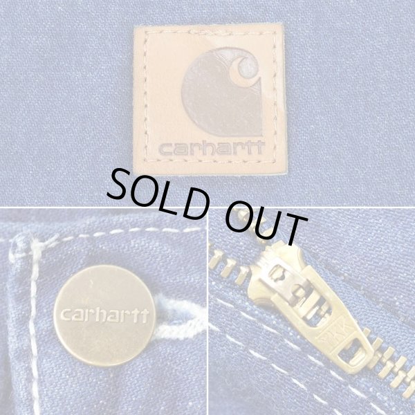 画像4: 00's Carhartt デニムペインターパンツ "W32 L30" (4)