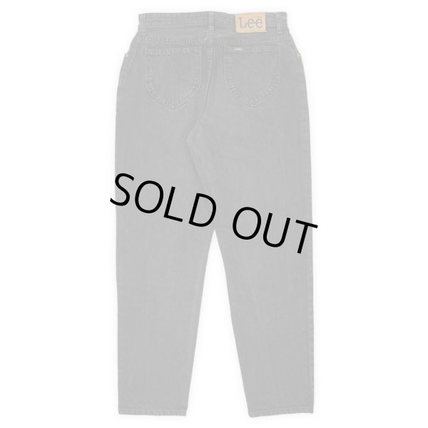 画像2: 90's Euro Lee ブラックデニムパンツ (2)