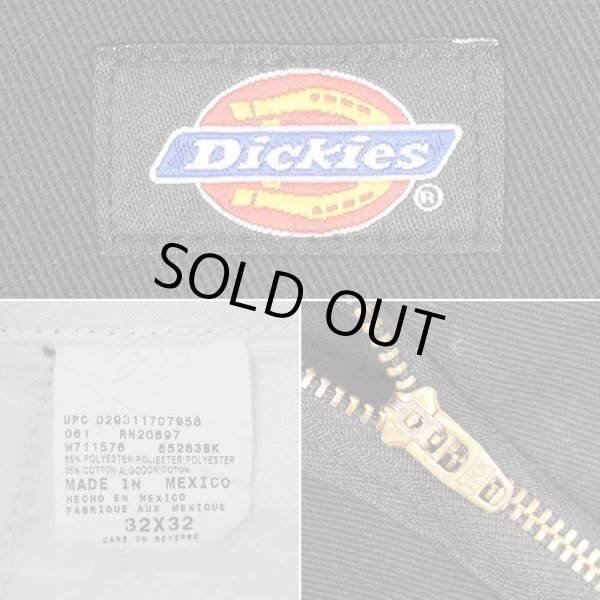 画像3: 00's Dickies ダブルニー ワークパンツ "BLACK" (3)