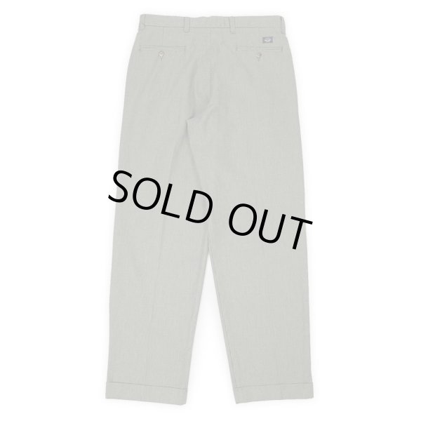 画像2: 90's DOCKERS 2タック コットントラウザー "W33 L32 / OLIVE Plaid" (2)