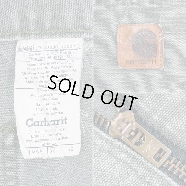 画像3: 00's Carhartt ダックペインターパンツ "B11 MOS / W36 L32" (3)