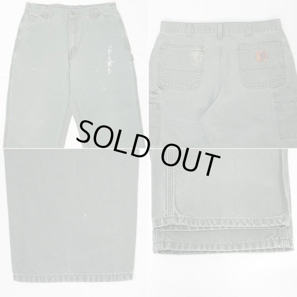 画像4: 00's Carhartt ダックペインターパンツ "B11 MOS / W36 L32" (4)