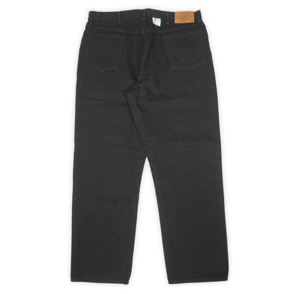 画像2: 00's RED KAP ブラックデニムパンツ "W36 L30" (2)