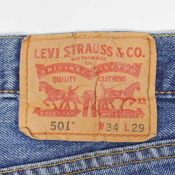 画像3: 00's Levi's 501 デニムパンツ "W34 L29" (3)