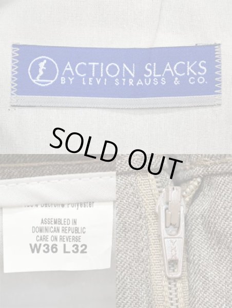 画像3: 90's Levi's ACTION SLACKS “HEATHER BROWN / DEADSTOCK” (3)