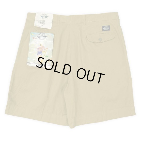 画像1: Early 90's DOCKERS 2タック チノショーツ "DEADSTOCK / BEIGE" (1)