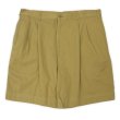 画像2: Early 90's DOCKERS 2タック チノショーツ "DEADSTOCK / BEIGE" (2)