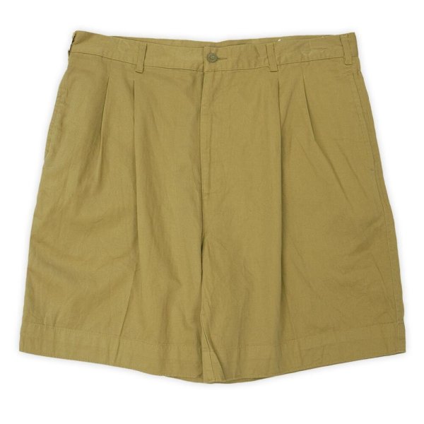 画像2: Early 90's DOCKERS 2タック チノショーツ "DEADSTOCK / BEIGE" (2)