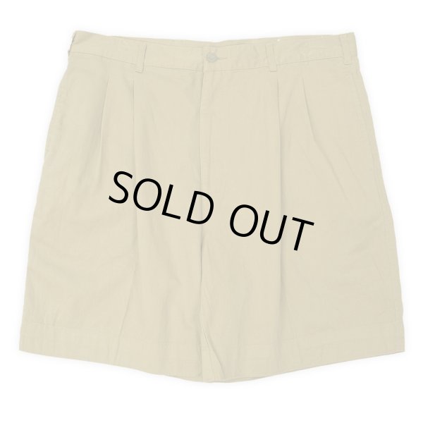 画像2: Early 90's DOCKERS 2タック チノショーツ "DEADSTOCK / BEIGE" (2)