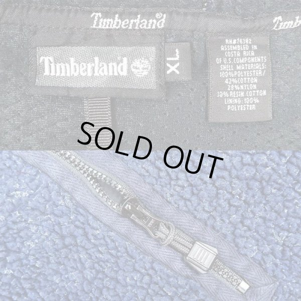 画像3: 90's Timberland フリースアノラックパーカー (3)