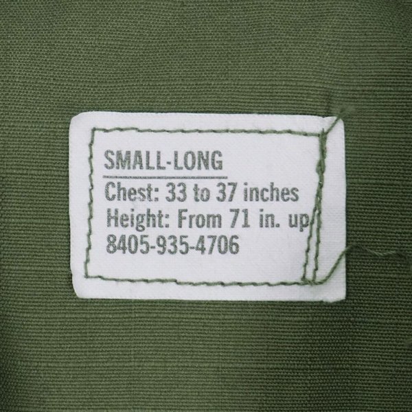 画像2: 60's US.ARMY ジャングルファティーグジャケット "DEADSTOCK / 5th / SMALL-LONG" (2)