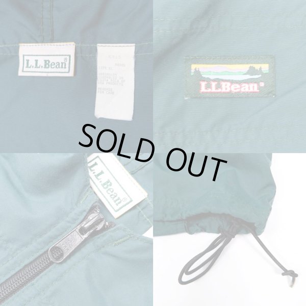 画像3: 90's L.L.Bean ナイロンアノラックパーカー "カタディンロゴ" (3)