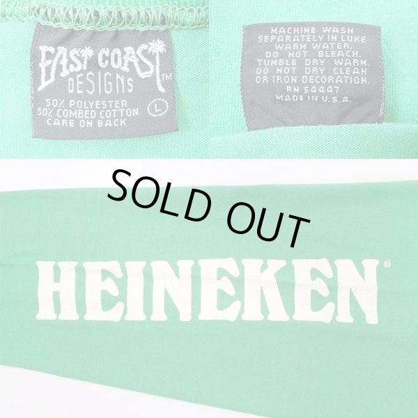 画像3: 90's Heineken ロゴプリント L/S Tシャツ "MADE IN USA" (3)
