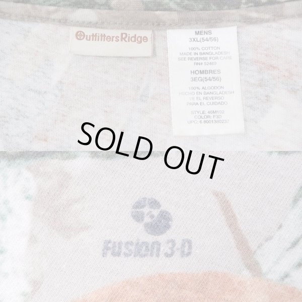 画像3: 00's Outfitters Ridge リアルツリーカモ柄 L/S ポケットTシャツ "FUSION 3D" (3)