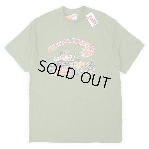 画像1: 00's US.ARMY Fort Bliss スーベニアTシャツ "OLIVE GREEN / DEADSTOCK" (1)