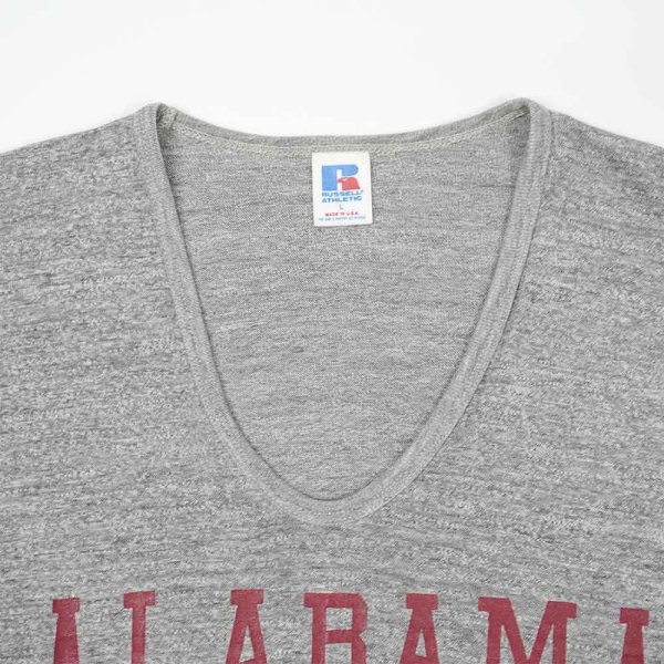 画像2: 80's RUSSELL Uネック カレッジプリントTシャツ "MADE IN USA" (2)