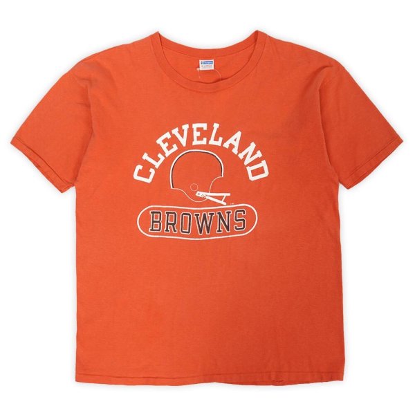 画像1: 70's Champion プリントTシャツ "CLEVELAND BROWNS / MADE IN USA" (1)