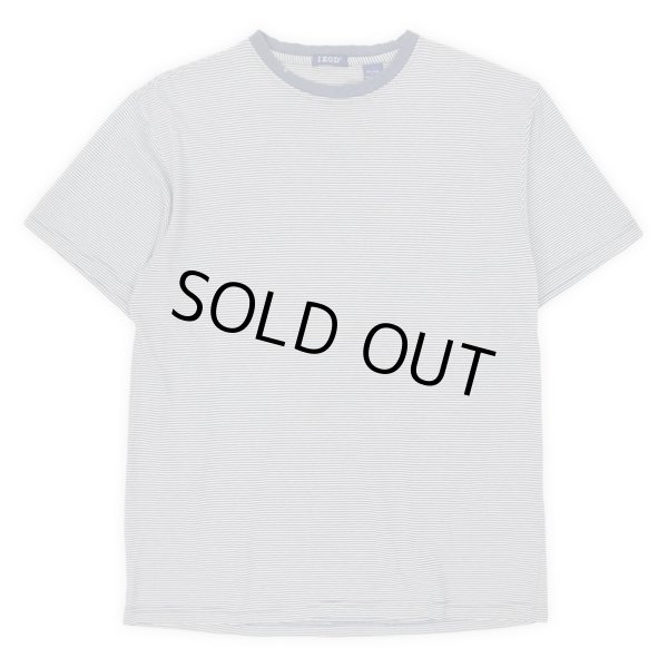 画像1: 90-00's IZOD ボーダーTシャツ (1)