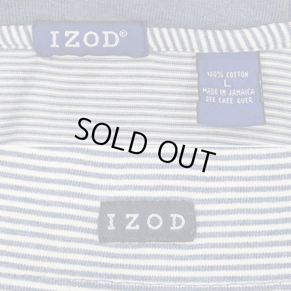 画像2: 90-00's IZOD ボーダーTシャツ (2)