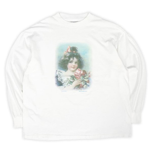 画像1: 90's ONEITA L/S プリントTシャツ "MADE IN USA" (1)
