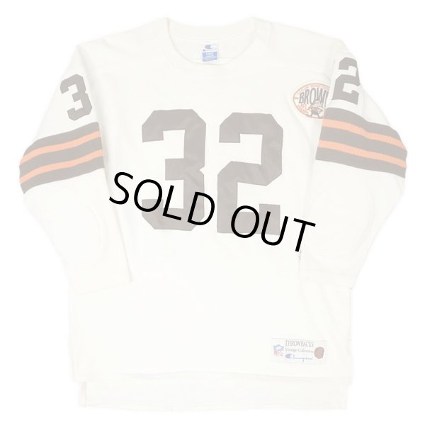 画像1: 90's Champion フットボールTシャツ "MADE IN USA / THROWBACKS Vintage Collections" (1)