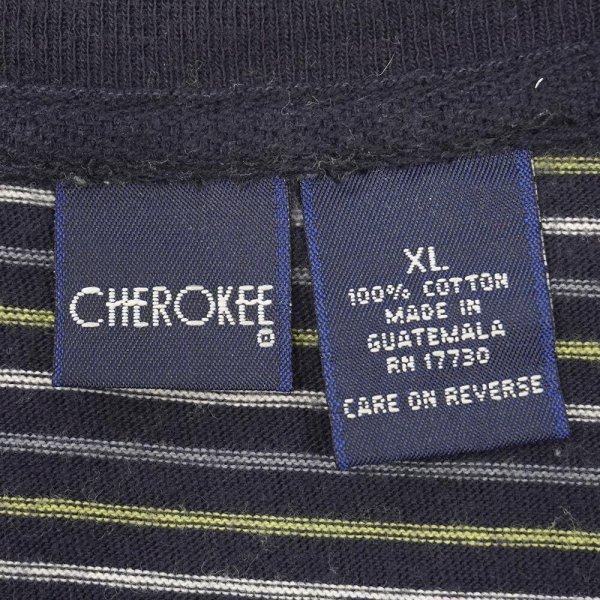 画像2: 90's CHEROKEE マルチボーダーTシャツ (2)