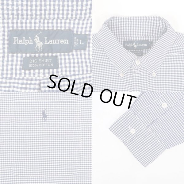 画像3: 90's Polo Ralph Lauren ボタンダウンシャツ "BIG SHIRT" (3)