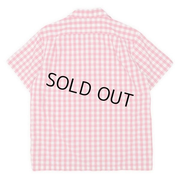 画像2: 90's Polo Ralph Lauren S/S ギンガムチェック柄 オープンカラーシャツ (2)