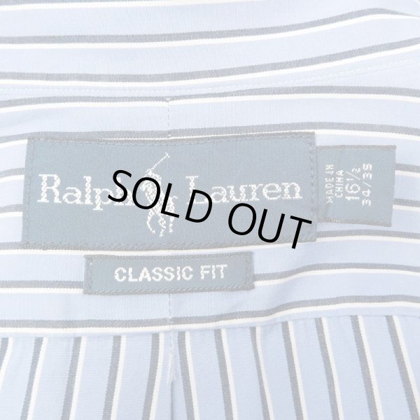 画像3: 90's Polo Ralph Lauren マルチストライプ柄 ボタンダウンシャツ "CLASSIC FIT" (3)