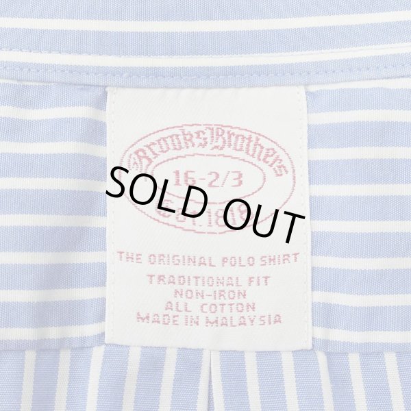 画像2: 00's Brooks Brothers ストライプ柄 ボタンダウンシャツ (2)