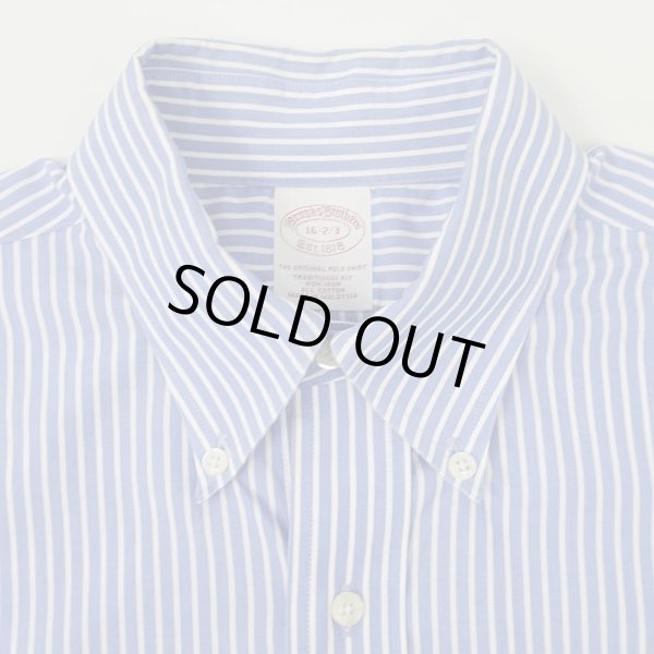 画像3: 00's Brooks Brothers ストライプ柄 ボタンダウンシャツ (3)