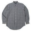 画像1: 90's Polo Ralph Lauren ボタンダウンシャツ "CLASSIC FIT / NAVY Plaid" (1)