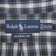 画像2: 90's Polo Ralph Lauren ボタンダウンシャツ "CLASSIC FIT / NAVY Plaid" (2)