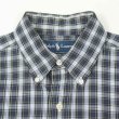 画像3: 90's Polo Ralph Lauren ボタンダウンシャツ "CLASSIC FIT / NAVY Plaid" (3)