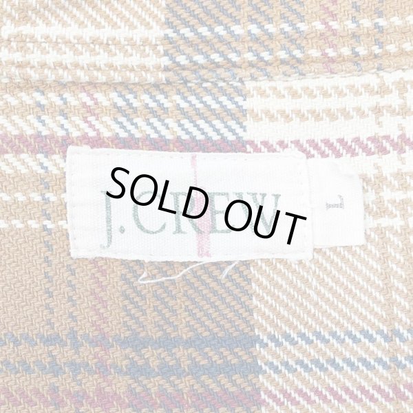 画像2: 90's J.CREW ヘビーネル ボタンダウンシャツ (2)