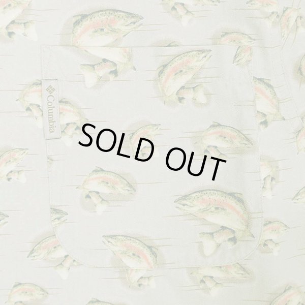 画像4: Early 00's Columbia S/S 総柄 ボタンダウンシャツ (4)