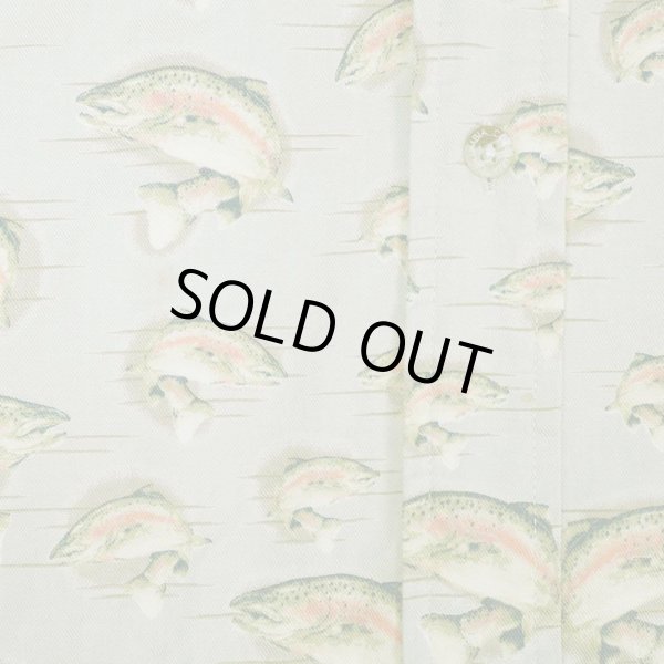 画像6: Early 00's Columbia S/S 総柄 ボタンダウンシャツ (6)