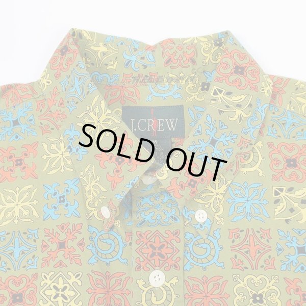 画像3: 90's J.CREW S/S 総柄 ボタンダウンシャツ (3)