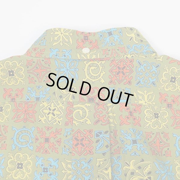 画像4: 90's J.CREW S/S 総柄 ボタンダウンシャツ (4)